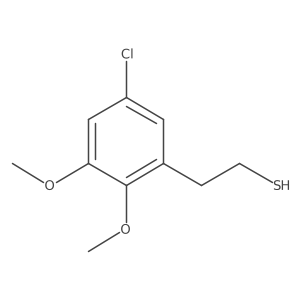 2-(5-Chloro-2,3-dimethoxyphenyl)ethane-1-thiol Structure