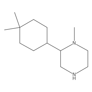 2-(4,4-Dimethylcyclohexyl)-1-methylpiperazine Structure