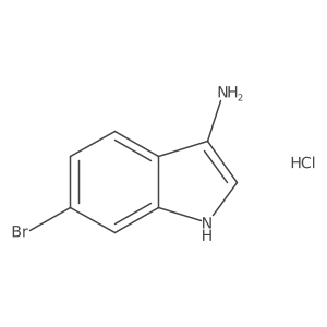 6-Bromo-1H-indol-3-amine;hydrochloride Structure