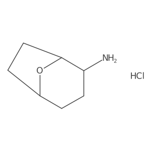 8-Oxabicyclo[3.2.1]octan-2-amine;hydrochloride结构式