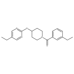 5-Ethyl-2-{[1-(3-methoxybenzoyl)piperidin-4-yl]oxy}pyrimidine Structure