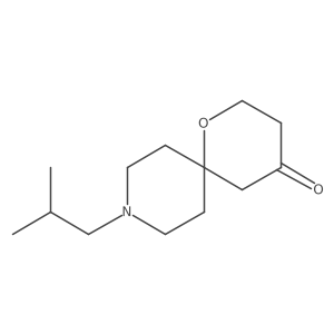 9-Isobutyl-1-oxa-9-azaspiro[5.5]undecan-4-one Structure