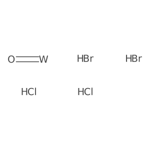 Tungsten bromide chloride oxide (WOBr2Cl2)结构式