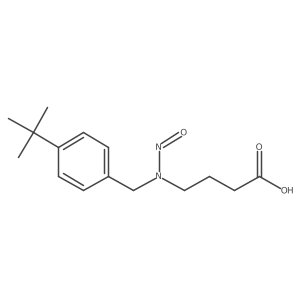 4-{[(4-Tert-butylphenyl)methyl](nitroso)amino}butanoic acid结构式