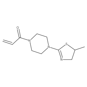1-[4-(5-Methyl-4,5-dihydro-1,3-thiazol-2-yl)piperazin-1-yl]prop-2-en-1-one Structure