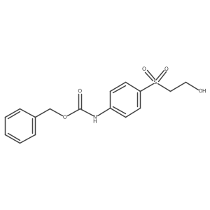 benzyl N-[4-(2-hydroxyethanesulfonyl)phenyl]carbamate结构式