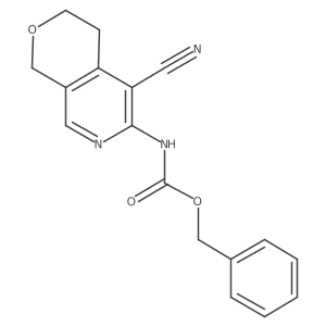 benzyl N-{5-cyano-1H,3H,4H-pyrano[3,4-c]pyridin-6-yl}carbamate Structure