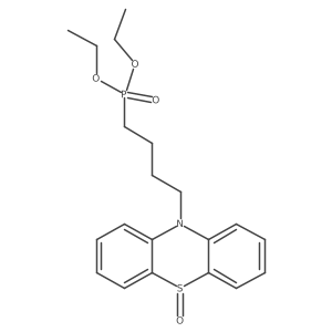 Diethyl (4-(5-oxido-10H-phenothiazin-10-yl)butyl)phosphonate结构式