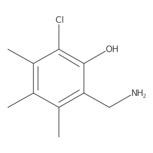 2-(Aminomethyl)-6-chloro-3,4,5-trimethylphenol Structure