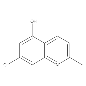 7-chloro-2-methyl-5-Quinolinol Structure
