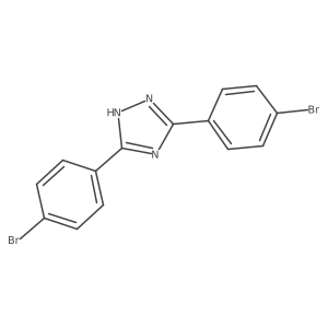 3,5-bis(4-bromophenyl)-4H-1,2,4-triazole Structure