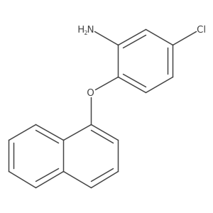 5-Chloro-2-(1-naphthyloxy)aniline Structure