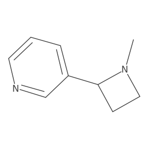 3-[(2S)-1-Methylazetidin-2-yl]pyridine Structure