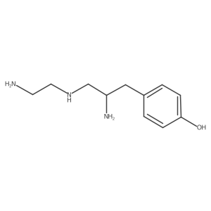 4-[2-Amino-3-[(2-aminoethyl)amino]propyl]phenol结构式