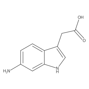 6-Amino-1H-indole-3-acetic acid Structure