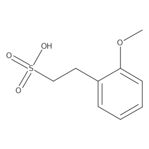 2-Methoxybenzeneethanesulfonic acid Structure