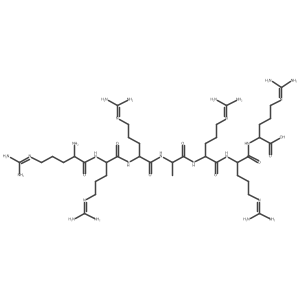 H-Arg-Arg-Arg-Ala-Arg-Arg-Arg-OH结构式