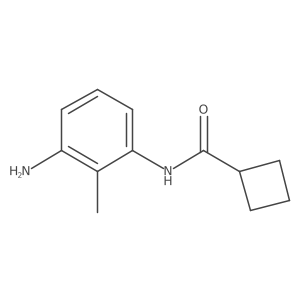 N-(3-Amino-2-methylphenyl)cyclobutanecarboxamide Structure