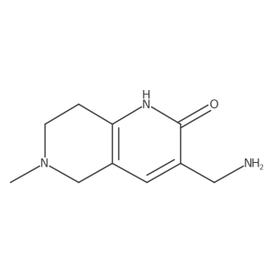 3-(Aminomethyl)-6-methyl-1,2,5,6,7,8-hexahydro-1,6-naphthyridin-2-one Structure