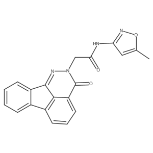 N-(5-methylisoxazol-3-yl)-2-(3-oxoindeno[1,2,3-de]phthalazin-2(3H)-yl)acetamide Structure