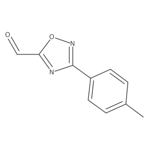 3-p-Tolyl-1,2,4-oxadiazole-5-carboxaldehyde结构式