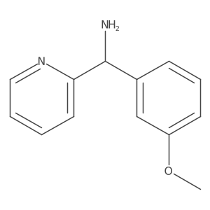 (3-Methoxyphenyl)(pyridin-2-yl)methanamine Structure