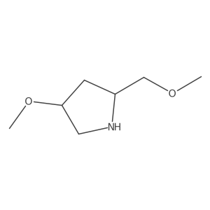 (2s,4r)-4-Methoxy-2-(methoxymethyl)pyrrolidine Structure