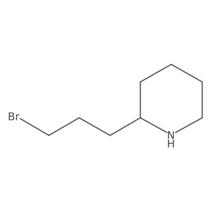 2-(3-Bromopropyl)piperidine结构式