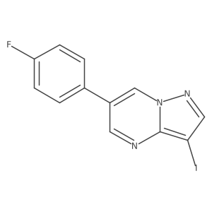 6-(4-Fluorophenyl)-3-iodopyrazolo[1,5-a]pyrimidine Structure