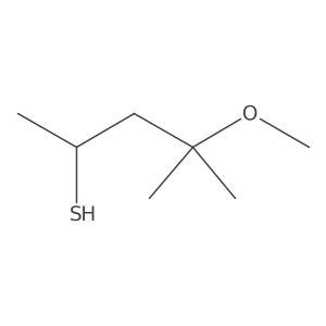 4-Methoxy-4-methylpentane-2-thiol结构式