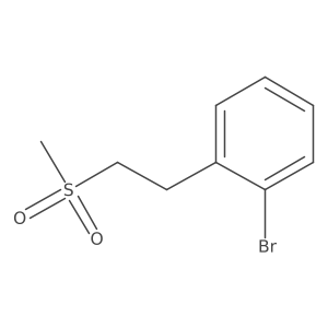 1-Bromo-2-(2-(methylsulfonyl)ethyl)benzene结构式