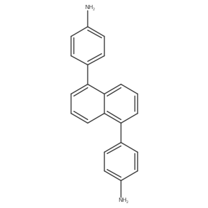 4,4'-(Naphthalene-1,5-diyl)dianiline Structure
