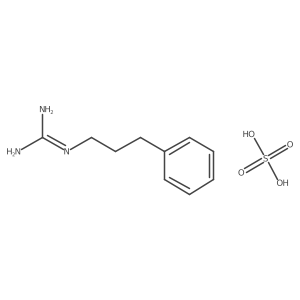 3-Phenylpropylguanidine sulfate Structure