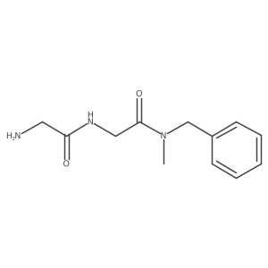 2-Amino-N-{[benzyl(methyl)carbamoyl]methyl}acetamide Structure