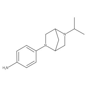 4-((1S,4S)-5-Isopropyl-2,5-diaza-bicyclo[2.2.1]hept-2-yl)-phenylamine Structure