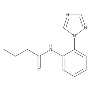n-(2-(1h-1,2,4-Triazol-1-yl)phenyl)butyramide Structure