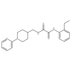N1-(2-ethylphenyl)-N2-((1-(pyridin-2-yl)piperidin-4-yl)methyl)oxalamide Structure