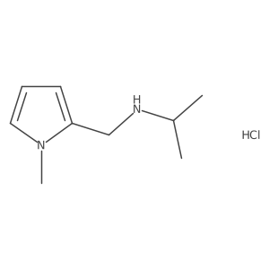 [(1-Methyl-1H-pyrrol-2-yl)methyl](propan-2-yl)amine hydrochloride Structure
