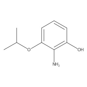 2-Amino-3-(propan-2-yloxy)phenol结构式