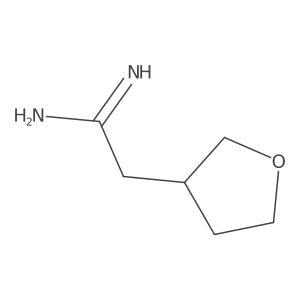 2-(Tetrahydrofuran-3-yl)acetimidamide Structure