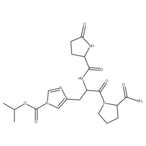 L-Prolinamide, 5-oxo-L-prolyl-1-[(1-methylethoxy结构式