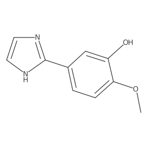 5-(2-Imidazolyl)-2-methoxyphenol结构式
