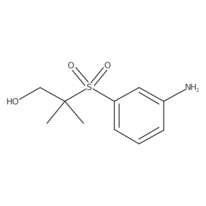 2-[(3-Aminophenyl)sulfonyl]-2-methyl-1-propanol Structure