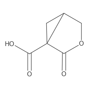 2-oxo-3-oxabicyclo[3.1.0]hexane-1-carboxylic Acid结构式