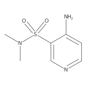 4-amino-N,N-dimethylpyridine-3-sulfonamide Structure
