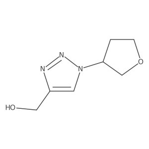 [1-(oxolan-3-yl)-1H-1,2,3-triazol-4-yl]methanol Structure