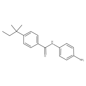 N-(4-aminophenyl)-4-(2-methylbutan-2-yl)benzamide Structure