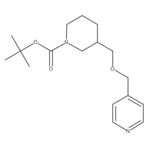 tert-Butyl 3-((pyridin-4-ylmethoxy)methyl)piperidine-1-carboxylate结构式