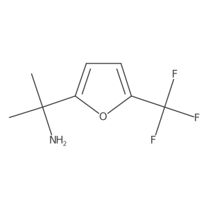 2-[5-(Trifluoromethyl)furan-2-yl]propan-2-amine结构式