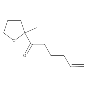 1-(2-methyltetrahydrofuran-2-yl)hex-5-en-1-one结构式